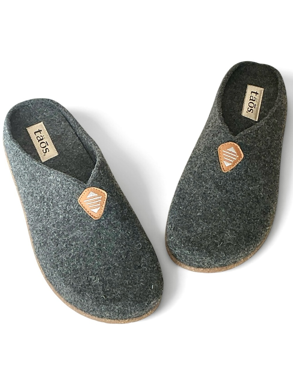 Taos My Sweet Wool Charcoal Grey Clogs Indoor/Outdoor Shoes Size EU42/US 11-11.5